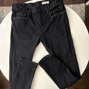 AllSaints Cigarette Slim fit Stretch Jean Black Men’s Size 32x32
